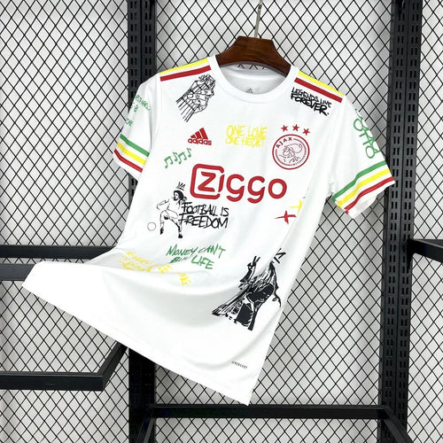 Ajax Amsterdam Bob Marley maillot foot 2025 2026 - vue 2