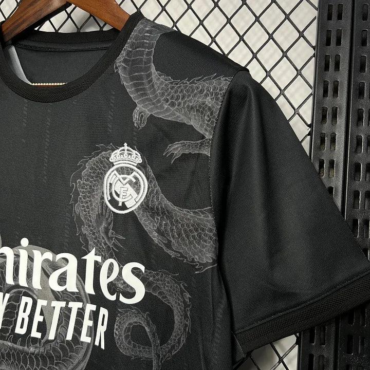 Maillot Real Madrid foot 2024 2025 Noir - vue 6