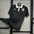 Maillot AS Monaco foot noir 2024 2025 - vue 1
