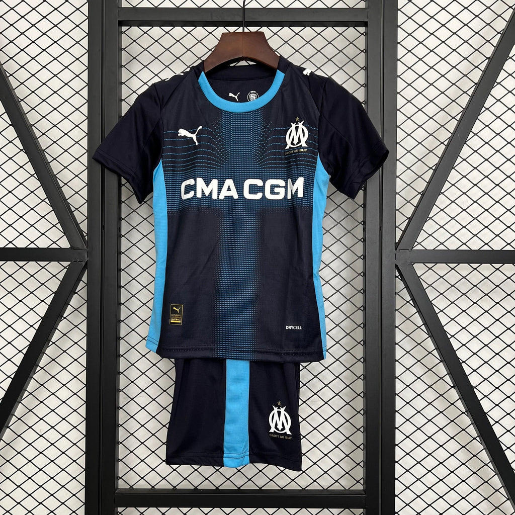 Kit enfant Marseille extérieur 2025-26 - vue 1