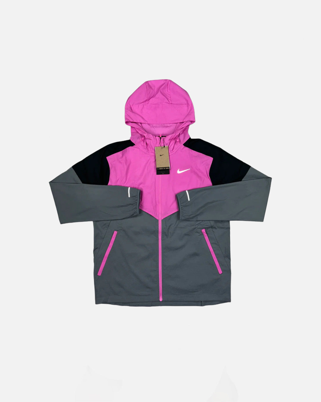 Veste NK RUNNING running - gris/rose/noir - vue 1