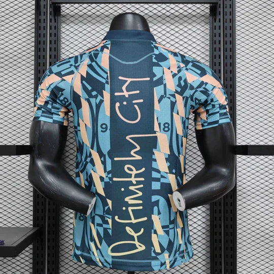 Maillot Manchester City Blue Retro Style Special Edition Shirt 24-25 - vue 6