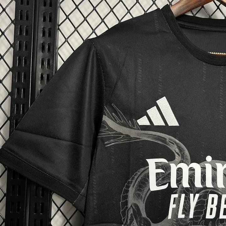 Maillot Real Madrid foot 2024 2025 Noir - vue 5