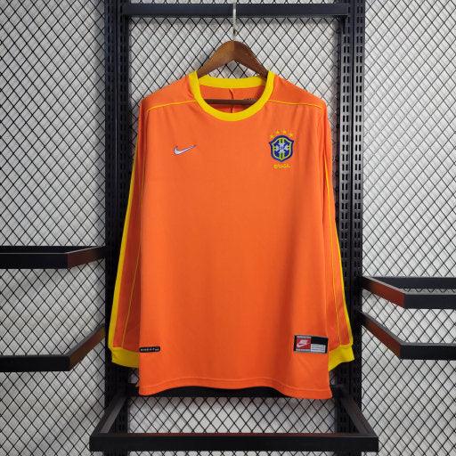Maillot Rétro Manches Longues 1998 Brésil Gardien - vue 1