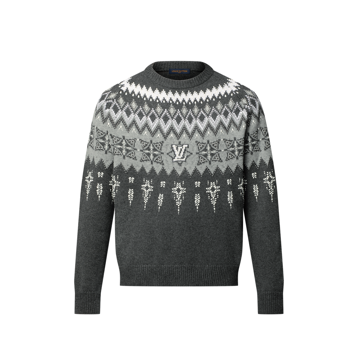 LV-TN Pull Ornémenté Laine Cachemire - vue 1