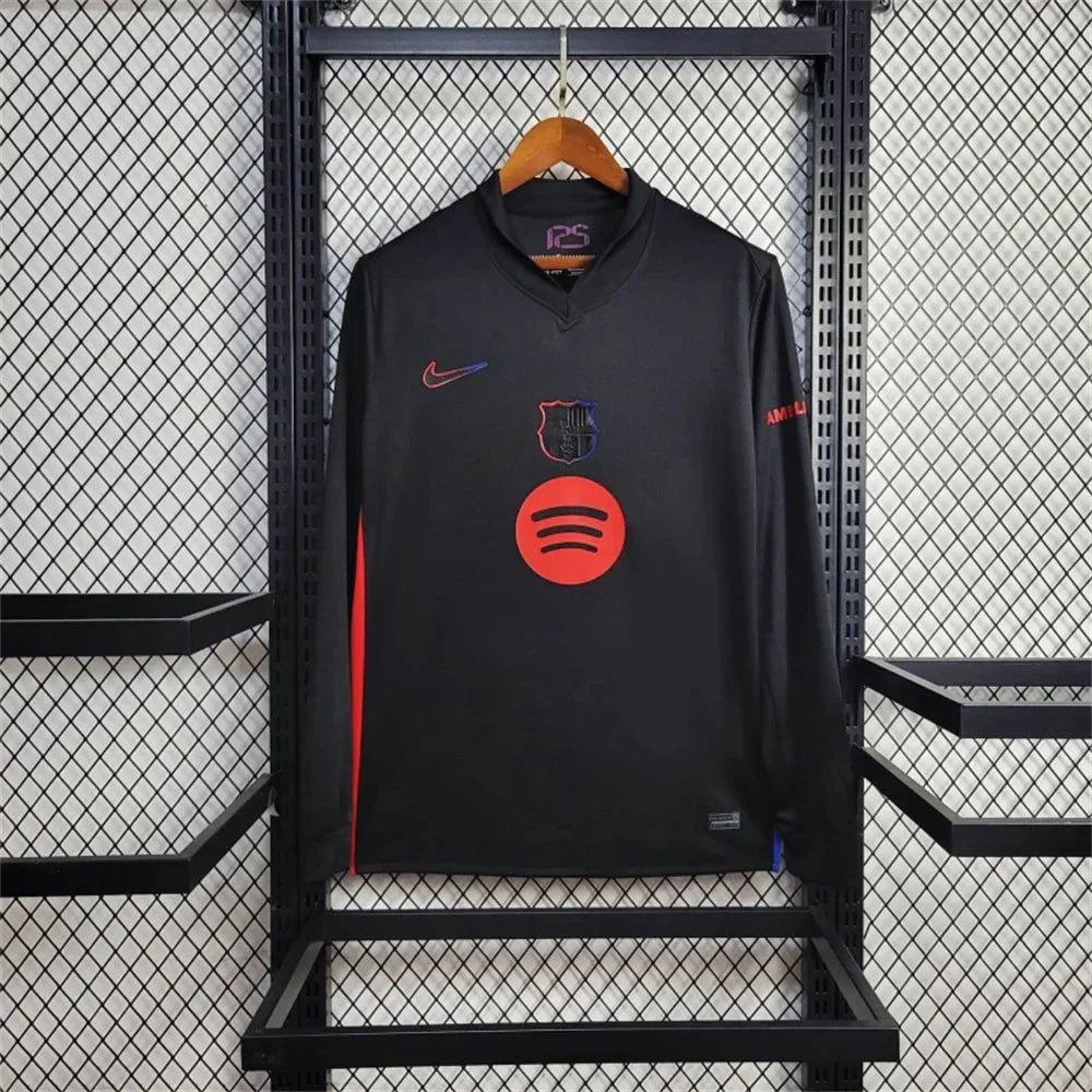 Maillot 24-25 Barcelone Manche Longue v3 - vue 1