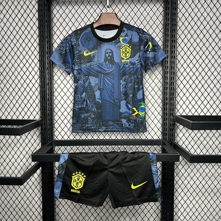 Kits enfant Brésil x Jesus Christ Domicile Junior Enfant 2024-2025 - vue 1