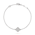 Van Cleef Sweet Alhambra Or blanc