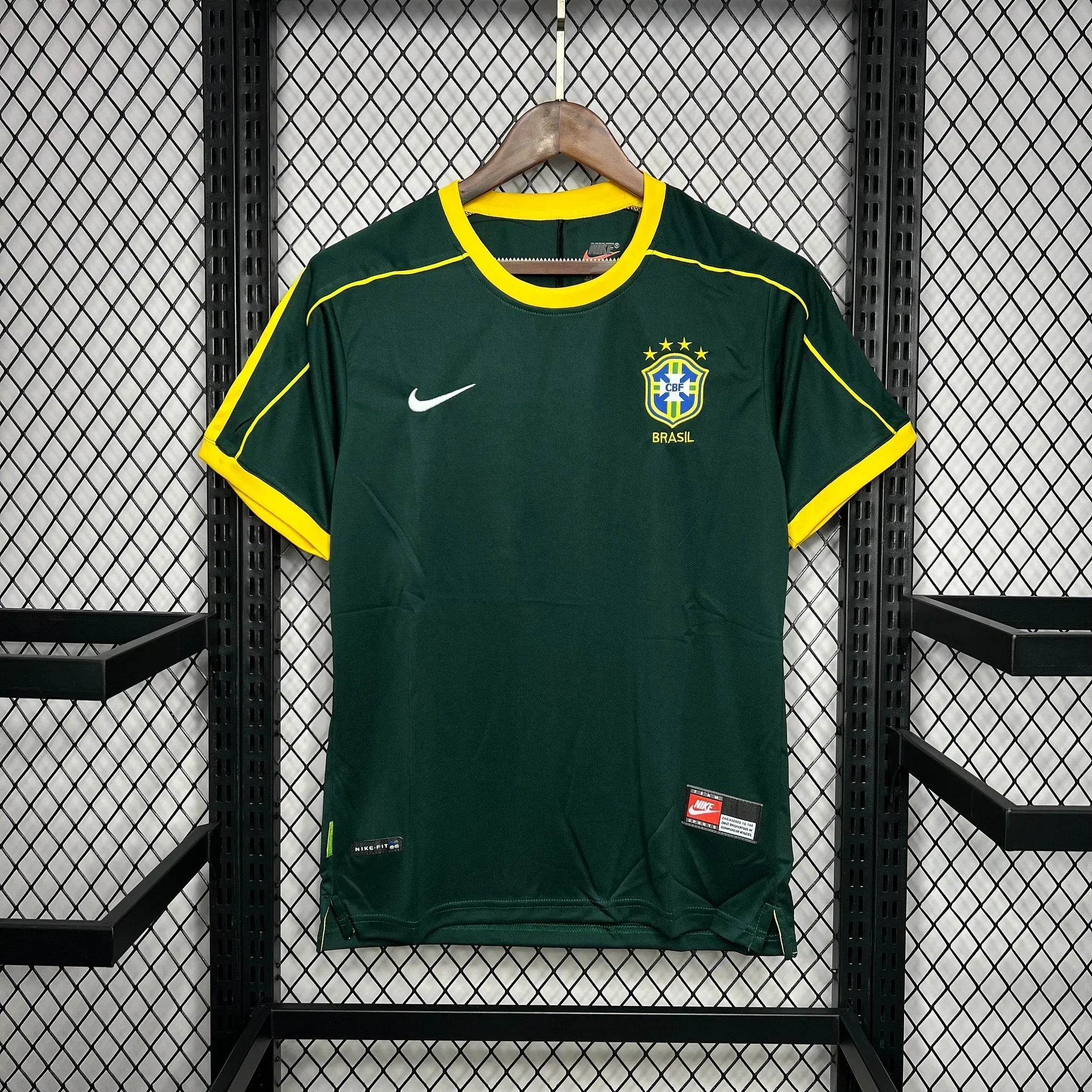 Maillot Brésil Foot Retro 1998 - vue 1