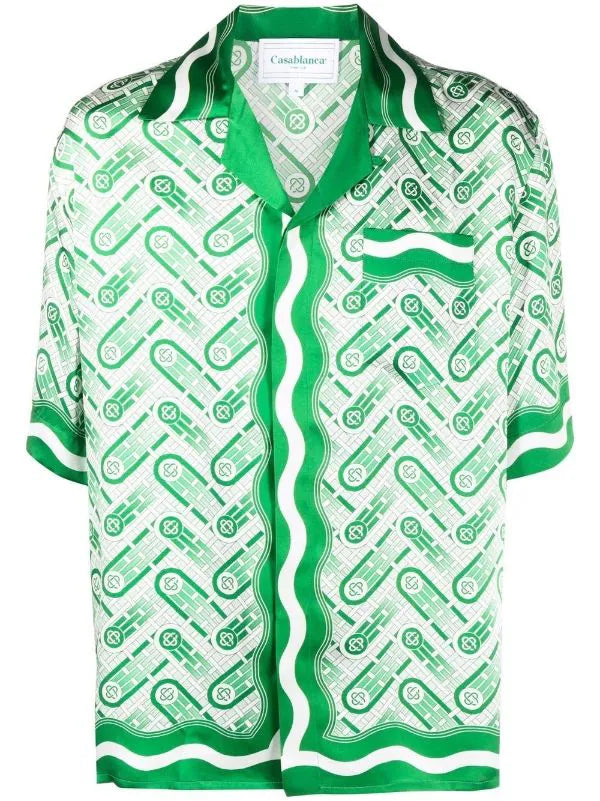 CSB LNCA Ping Pong monogram-print shirt