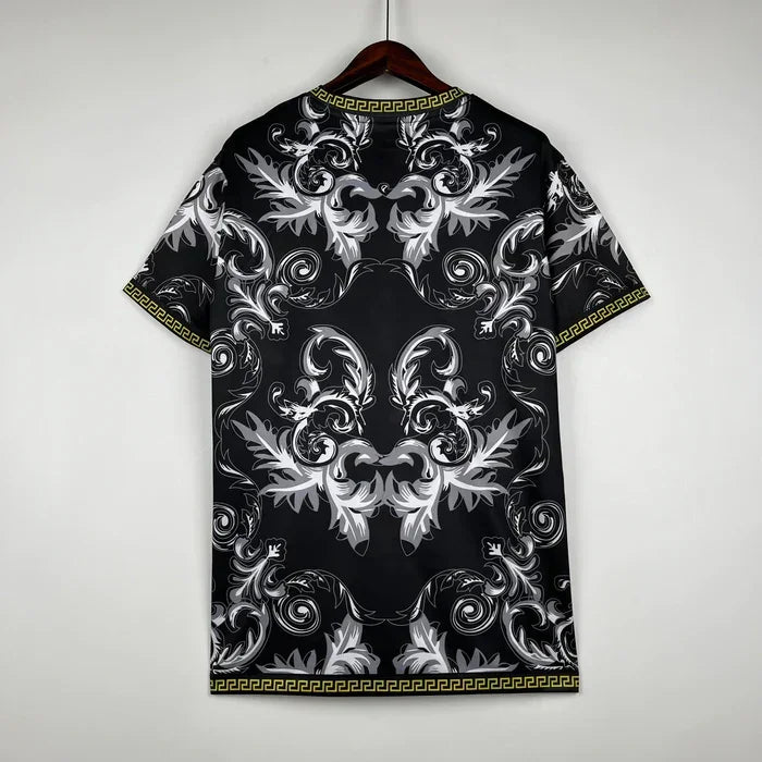 Maillot Italie saison 2023-2024 collab Versace noir - vue 2