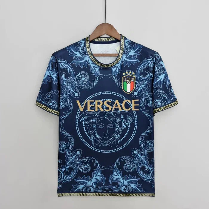 Maillot Italie saison 2023-2024 concept bleu et doré - vue 1