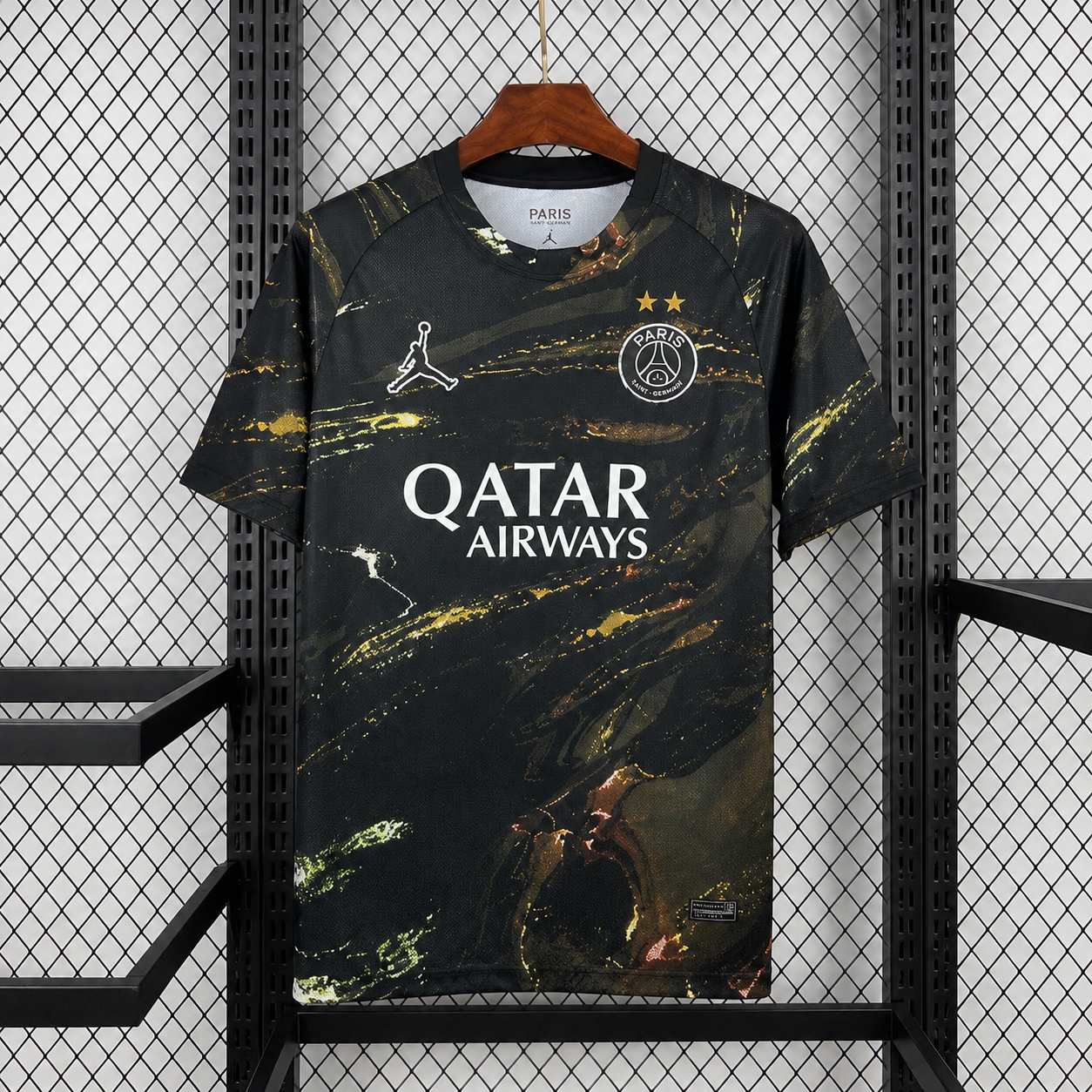 MAILLOT PSG NIGHT STADIUM BACK2BACK 26 AVEC LES 2 ÉTOILES ⭐️⭐️ - vue 3