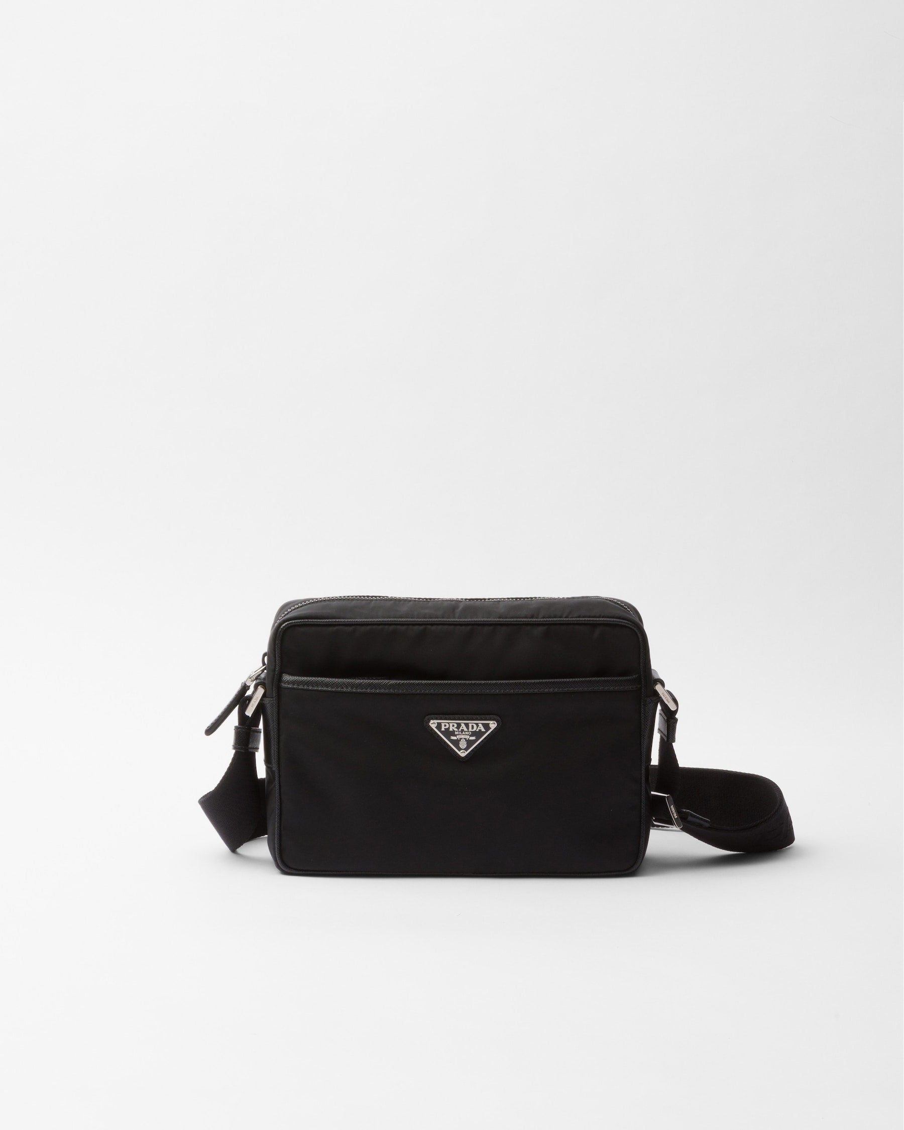 PR-DA2 Sac porté épaule en Re-Nylon et Saffiano v1 - vue 1