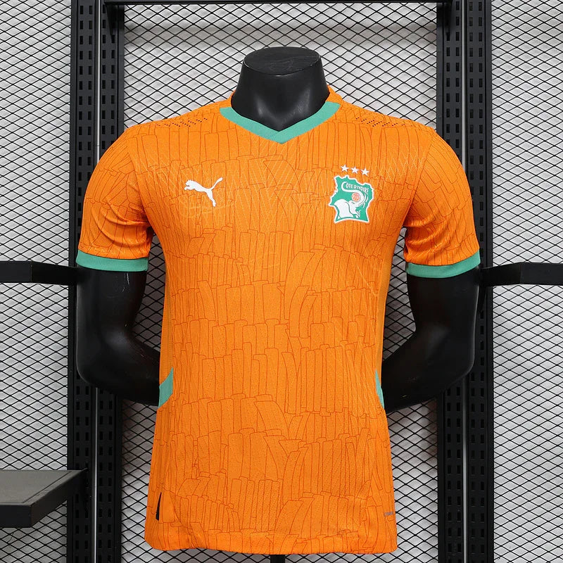 Maillot Côte d'Ivoire Domicile Orange CAN 2025-26 - vue 1