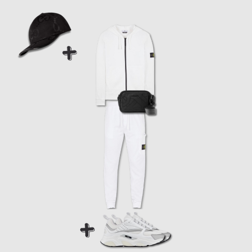 Outfit Stone I. Blanc + Casquette Offerte - vue 1