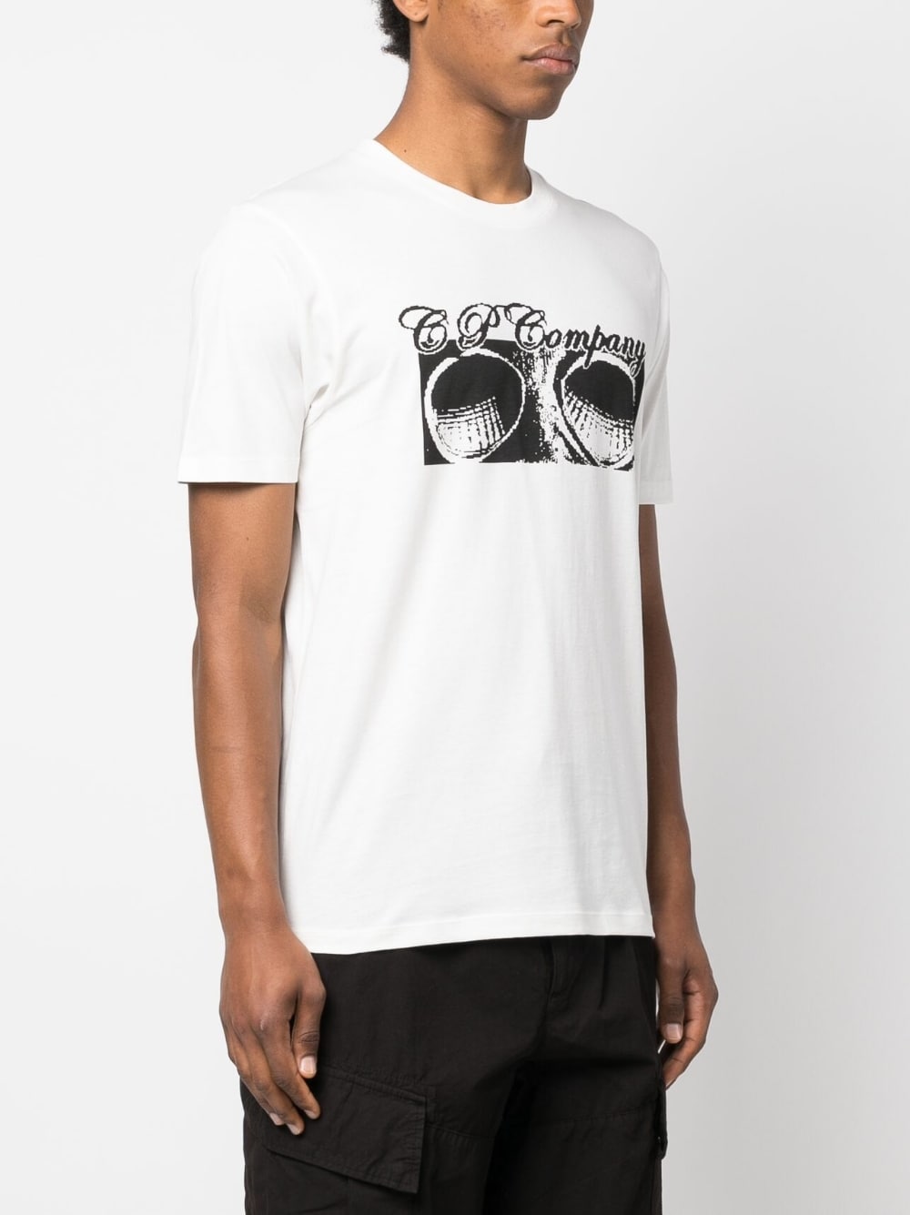 Tee Shirt Blanc C-P COMPNY