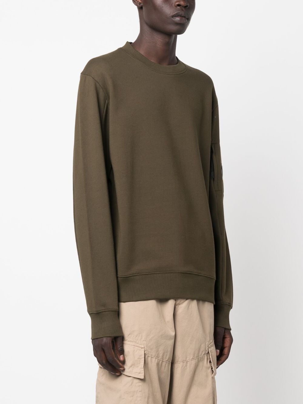 Pull Vert Kaki Classique C-P COMPNY