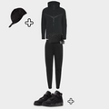Outfit Tech Fleece Black + Casquette Offerte - vue 1