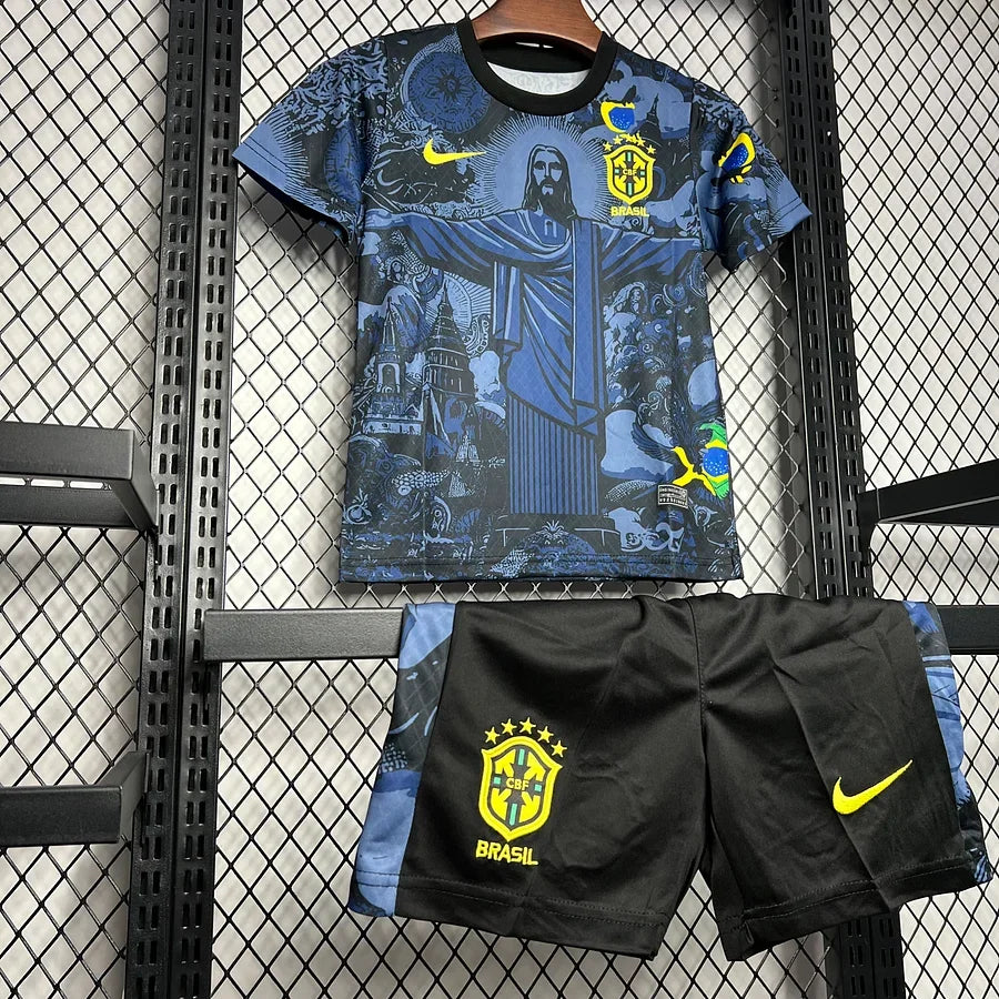 Kits enfant Brésil x Jesus Christ Domicile Junior Enfant 2024-2025 - vue 3