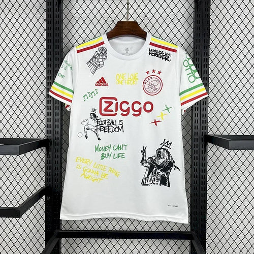 Ajax Amsterdam Bob Marley maillot foot 2025 2026 - vue 1