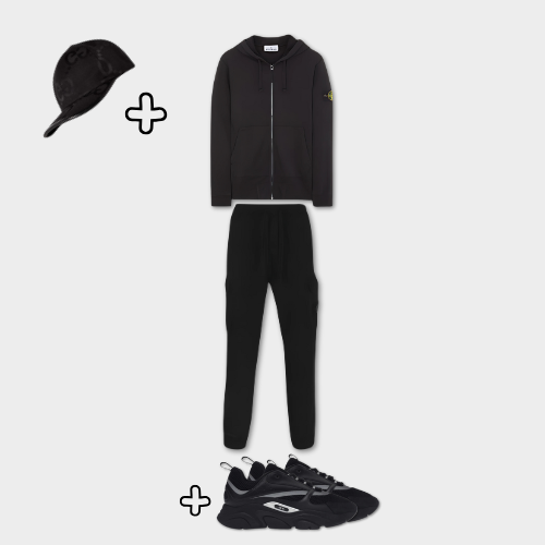 Outfit Stone I. Black + Casquette Offerte - vue 2