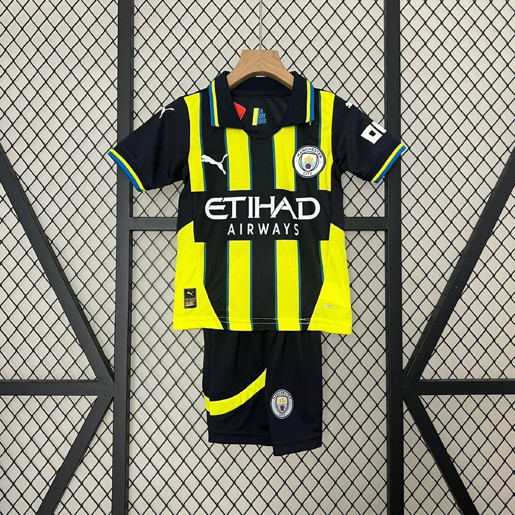 Kit Enfant Manchester City extérieur 2024-25 - vue 1