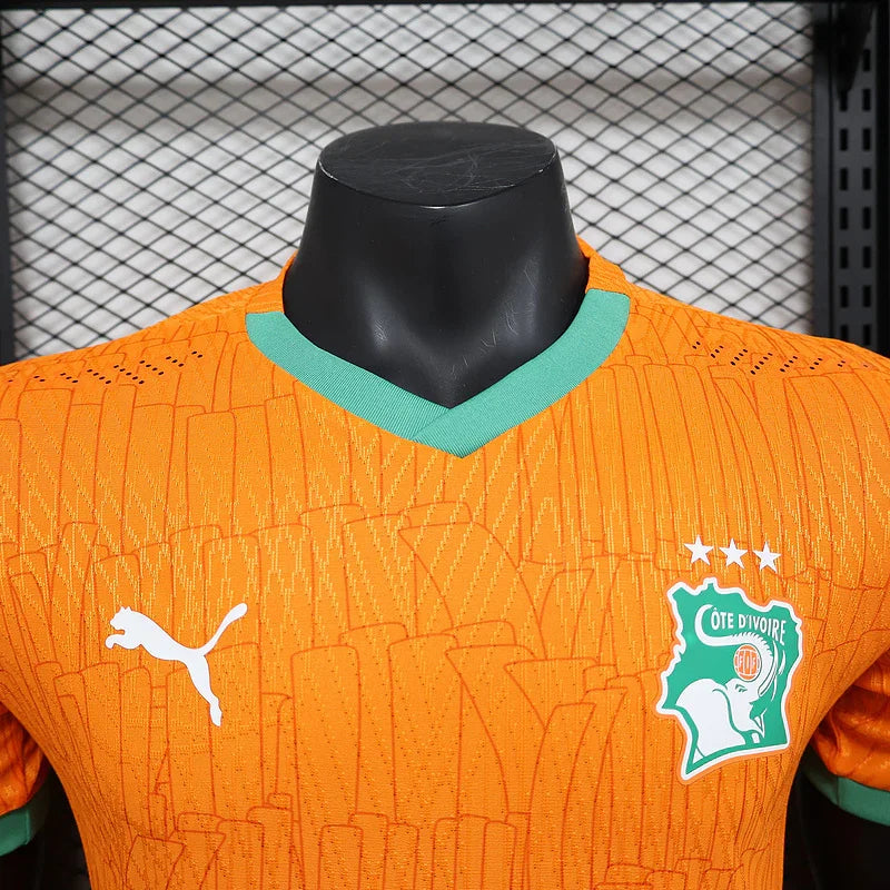 Maillot Côte d'Ivoire Domicile Orange CAN 2025-26 - vue 2
