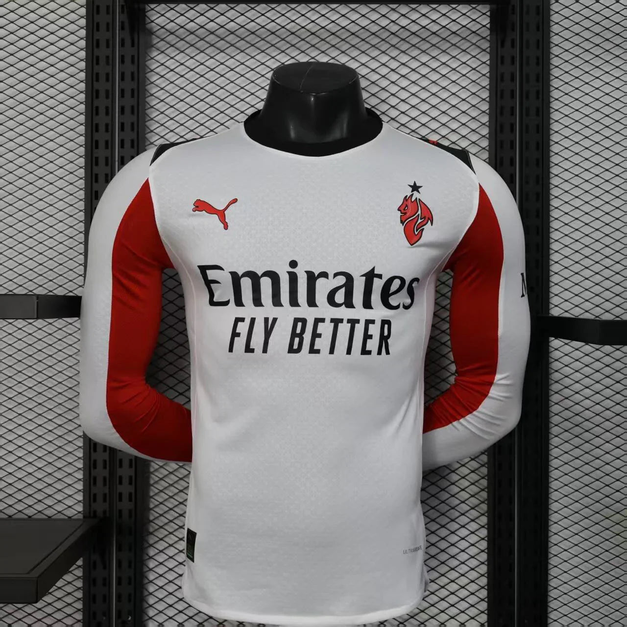 Maillot AC Milan manches longues 2025-26 - vue 1
