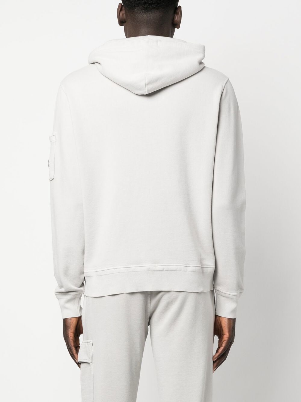 Pull à capuche Blanc C-P COMPNY