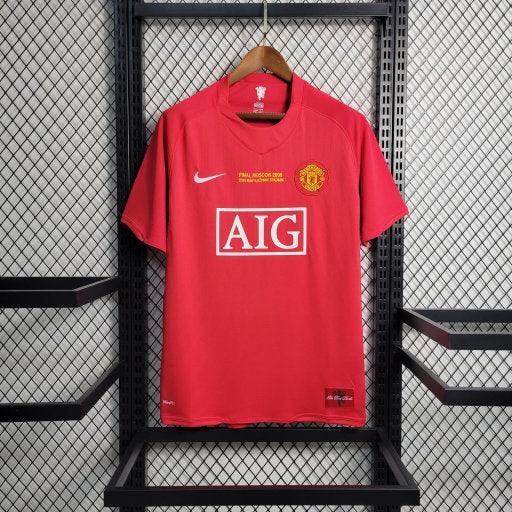 Maillot Rétro Manchester United Domicile 2007-08 - vue 1
