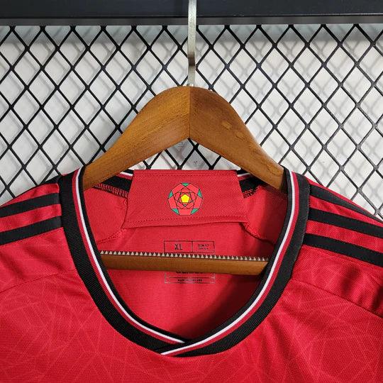 Maillot Manchester United 2023 2024 Manches Longues - vue 8