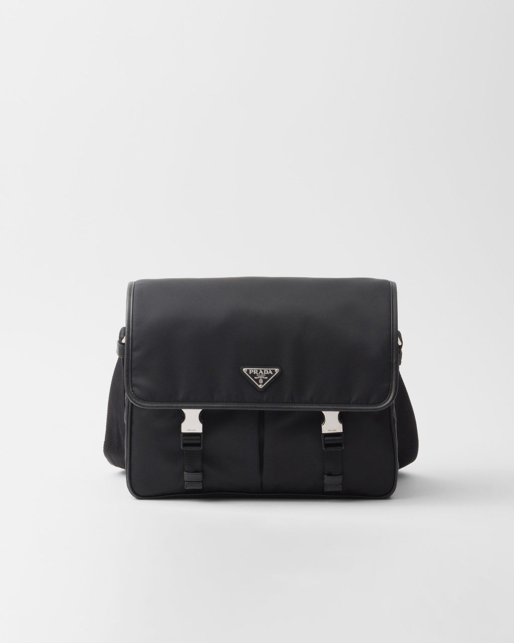 PR-DA2 Sac porté épaule en Re-Nylon et cuir Saffiano v7 - vue 1