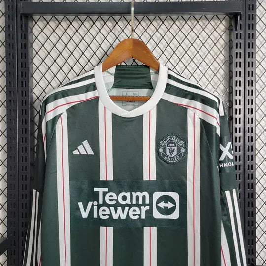 Maillot Manchester United extérieur 2023 2024 manches longues - vue 2