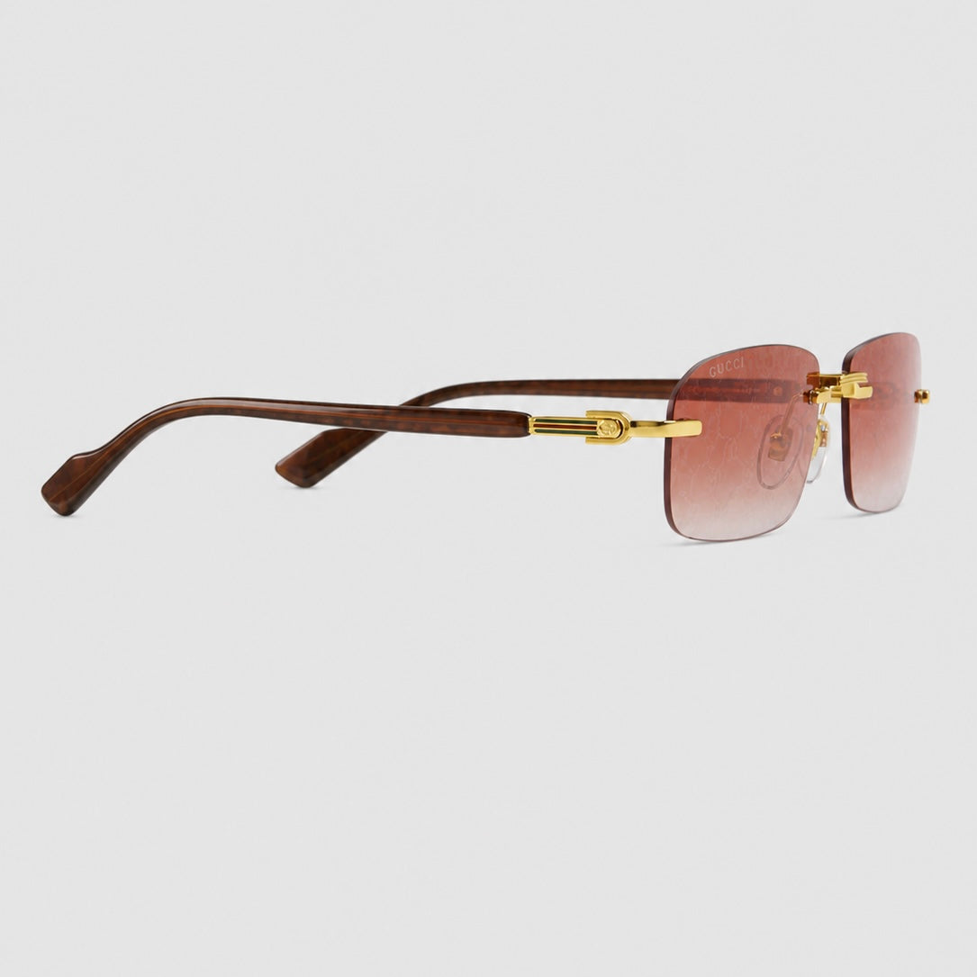 Lunettes de soleil rectangulaires v4 - vue 4
