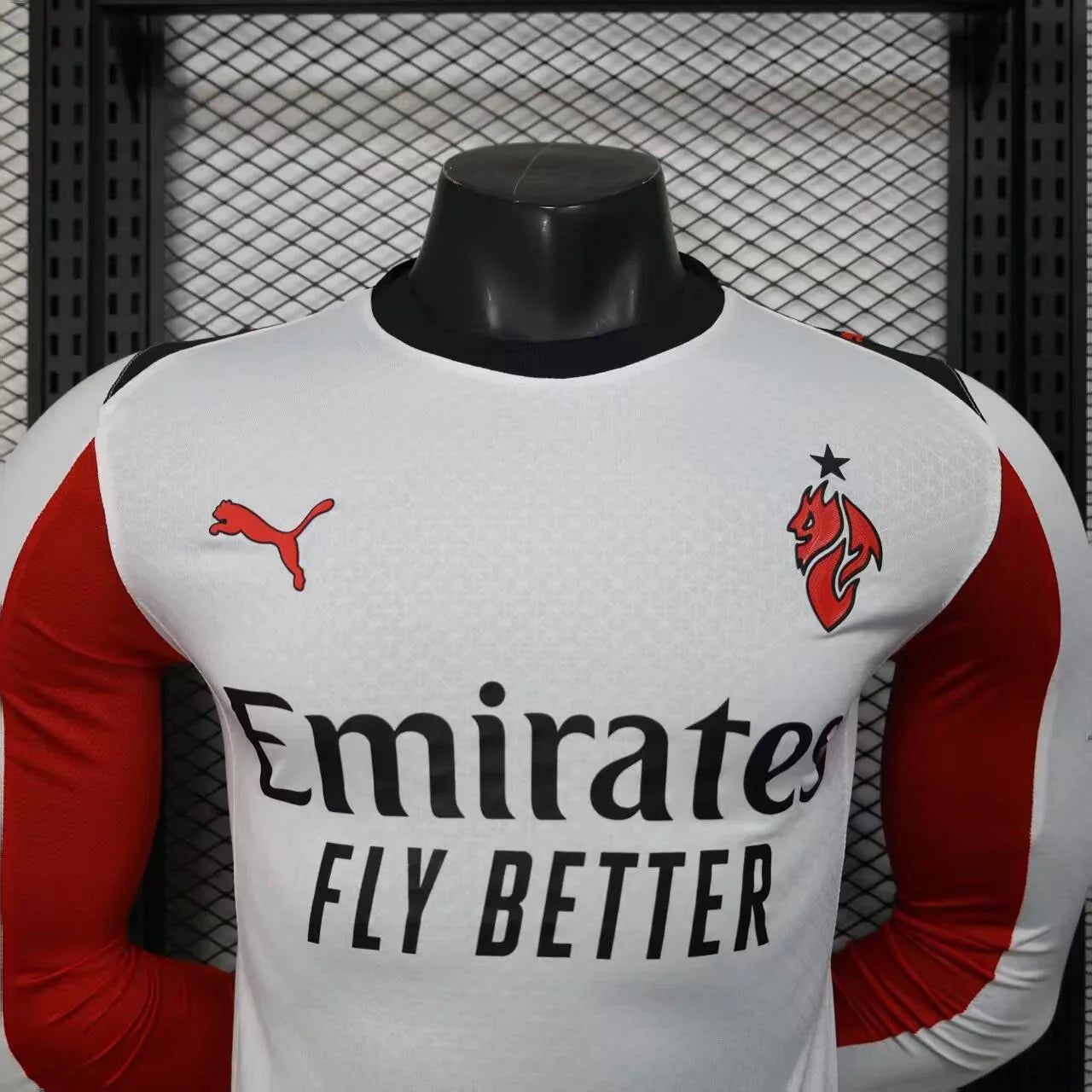 Maillot AC Milan manches longues 2025-26 - vue 3