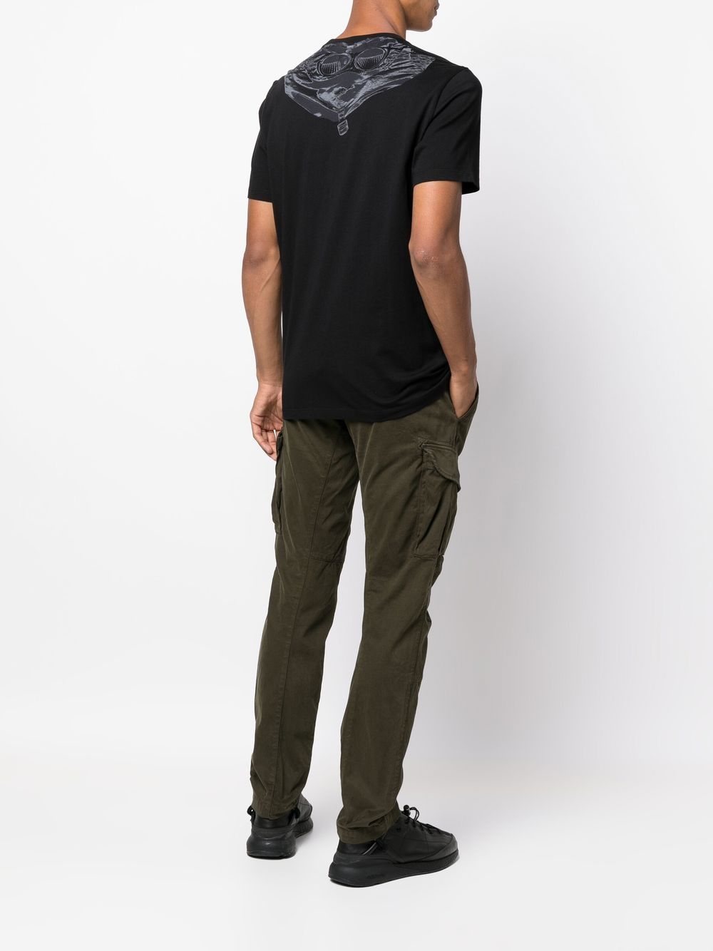 Tee Shirt Noir Classique C-P COMPNY