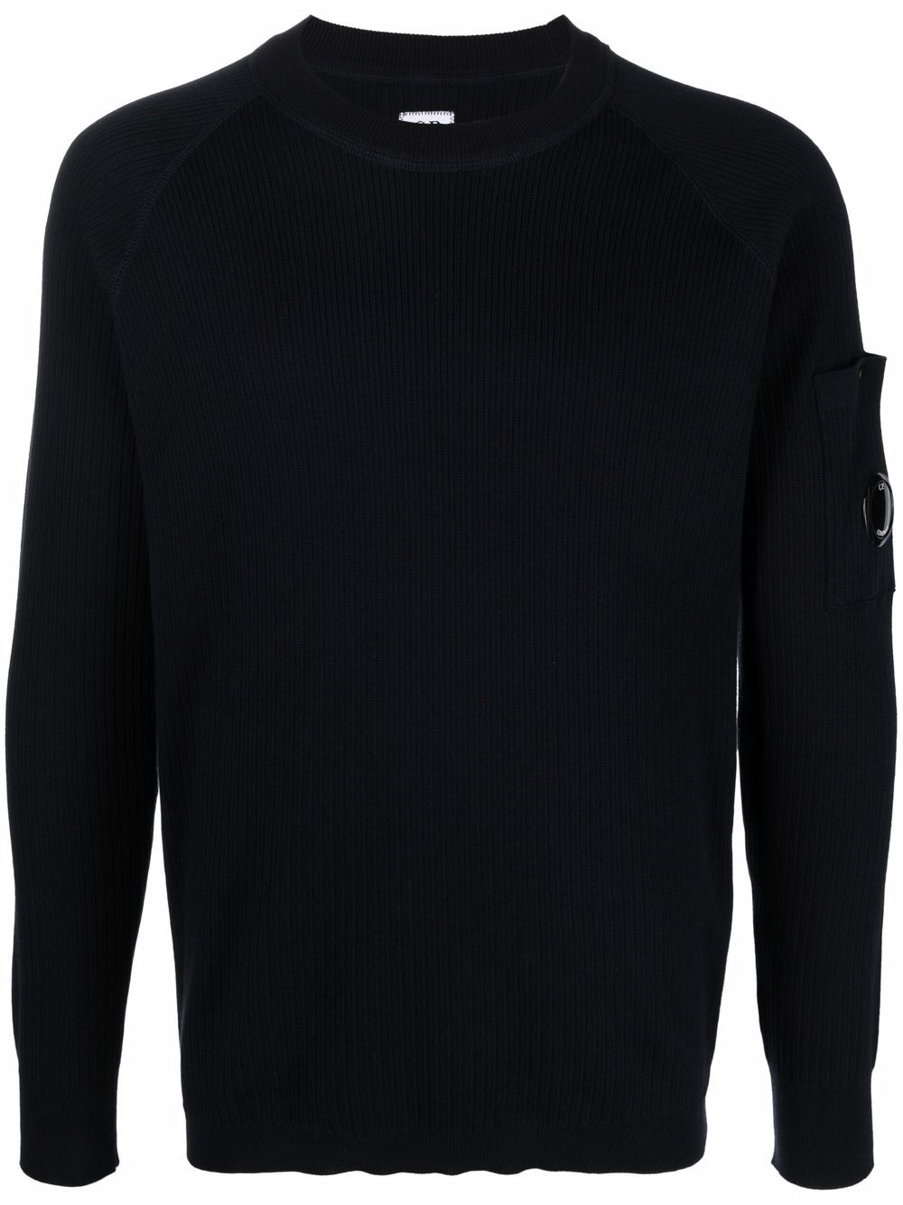 Pull col rond noir C-P COMPNY