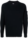 Pull col rond noir C-P COMPNY