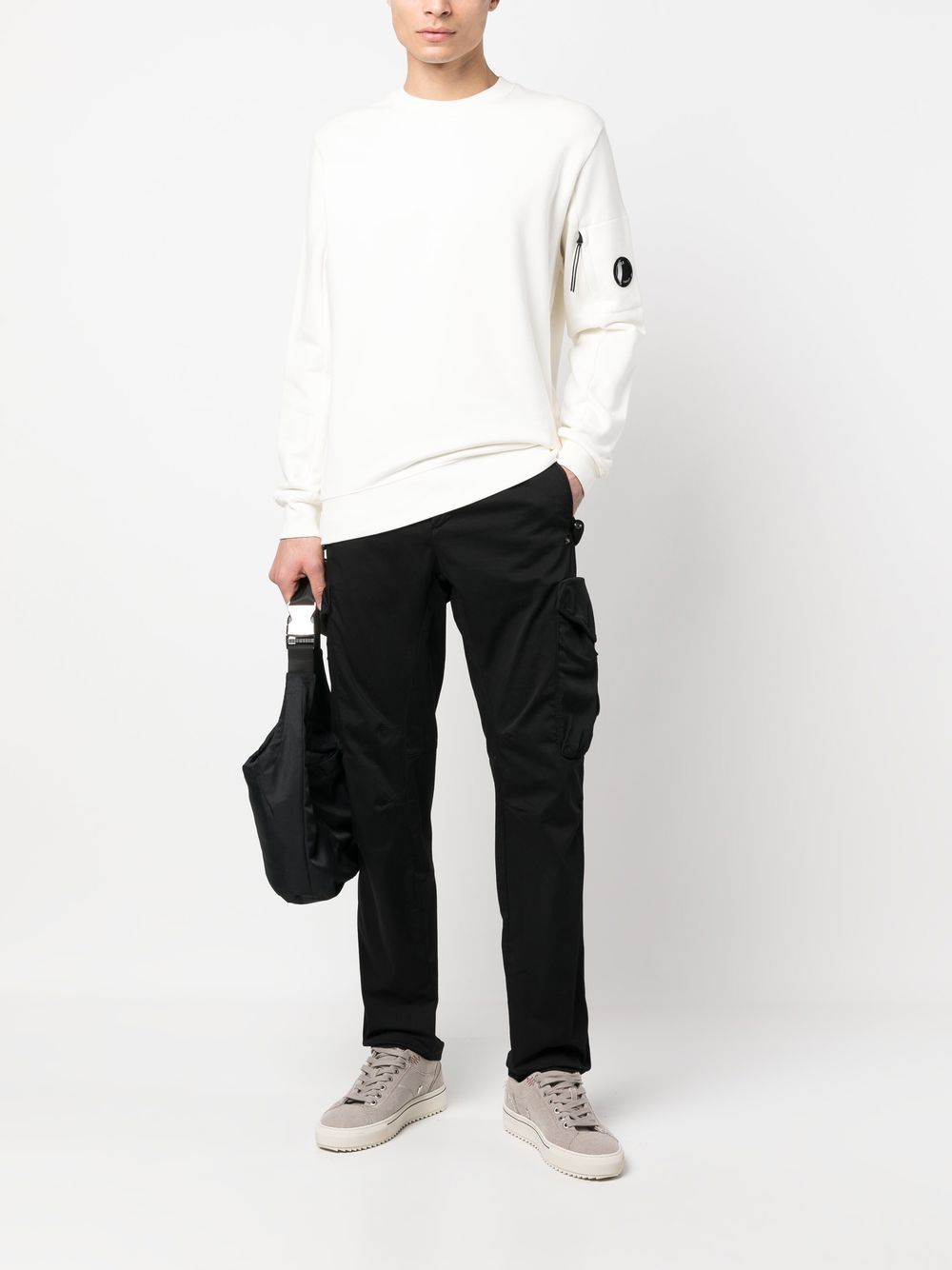 Pull Blanc Classique C-P COMPNY