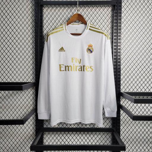 Maillot Real Madrid 2019 2020 manches longues retro - vue 1
