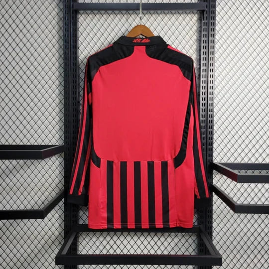 Maillot AC Milan Retro 2007 2008 Manche Longue - vue 9