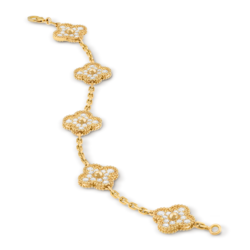 Van Cleef - Vintage Alhambra 5 motifs Diamant