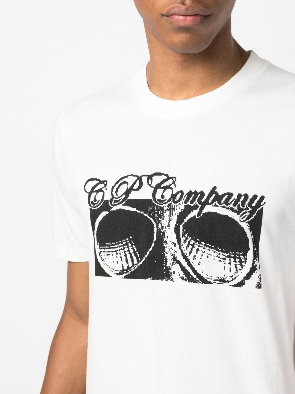 Tee Shirt Blanc C-P COMPNY