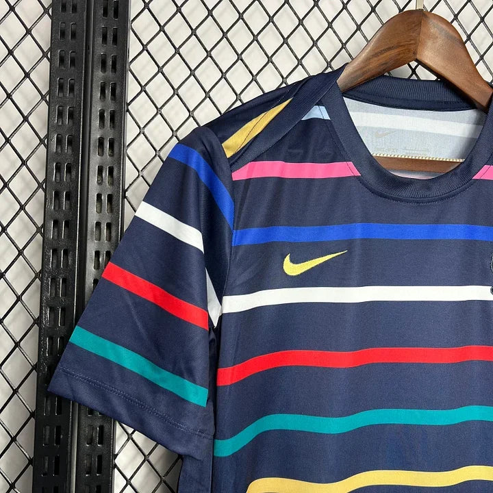 Maillot Équipe de France foot 2024 2025 entraînement - vue 3