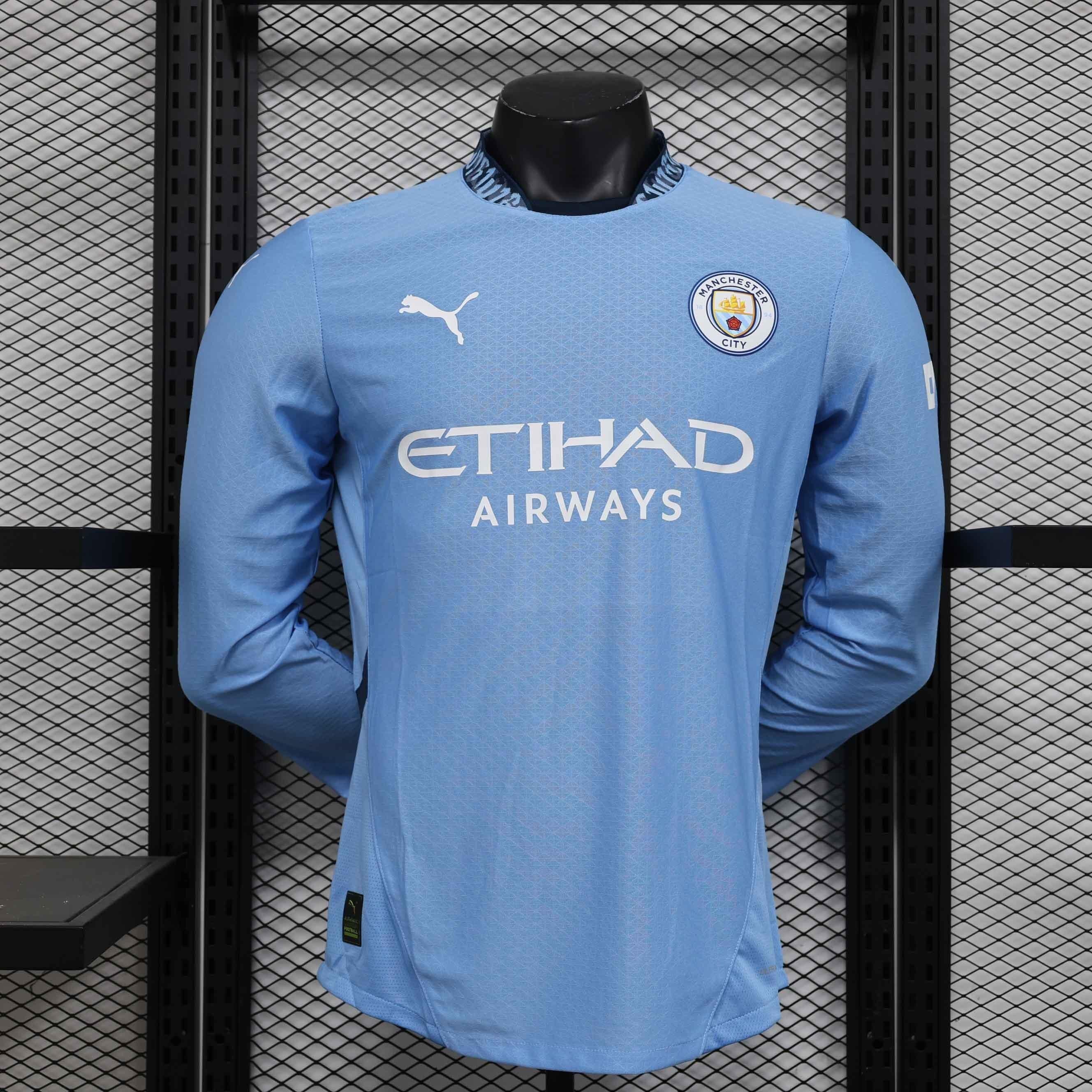Maillot Manchester City manches longues 2024-25 - vue 1