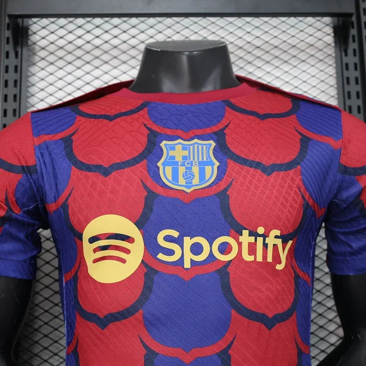 Maillot foot FC Barcelone 2024 2025 Pre-Match - vue 2