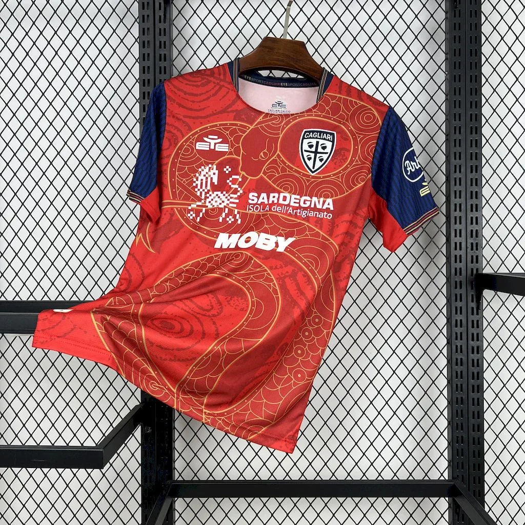 Maillot Cagliari 2025-26 - vue 1