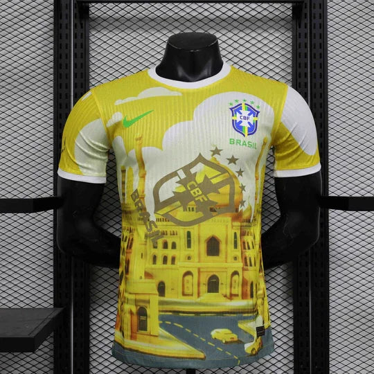 Maillot Brésil Concept 2025 Jaune - vue 1