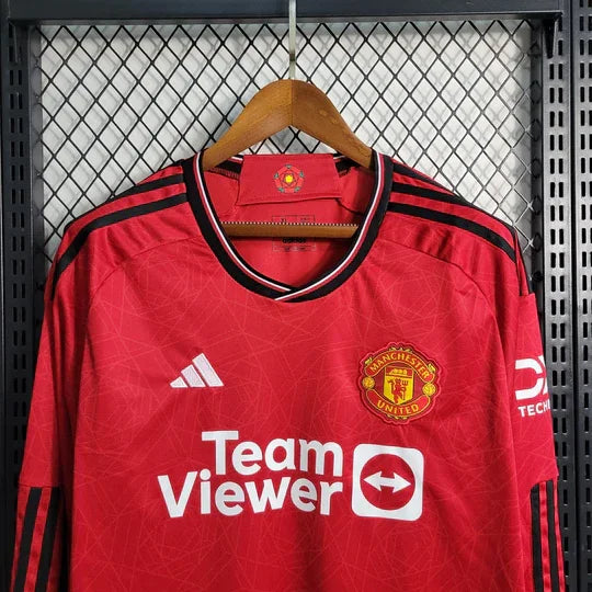 Maillot Manchester United 2023 2024 Manches Longues - vue 2